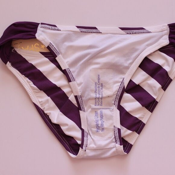 𝅺lspace purple and white Bikini Bottom - Picture 7 of 8